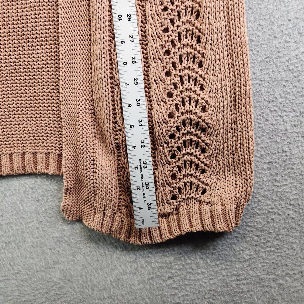 Johnny Was Sweater Womens M Neutral Beige Calme Cardigan Tunic Boho Western - Picture 8 of 13